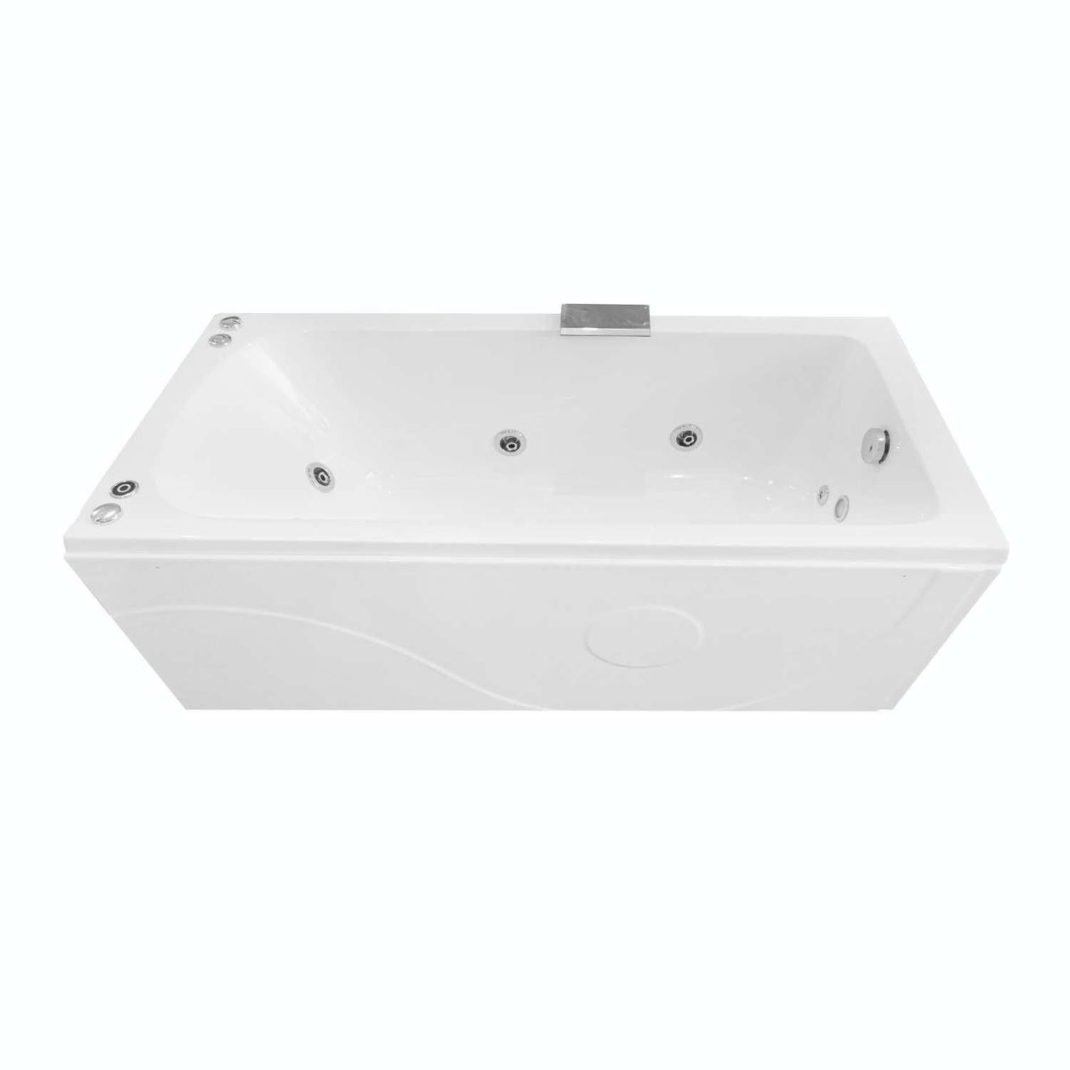 CUBA&SPA - Tina Hidromasaje Rectangular Zaid Ejecutiva 150x70cm Blanca