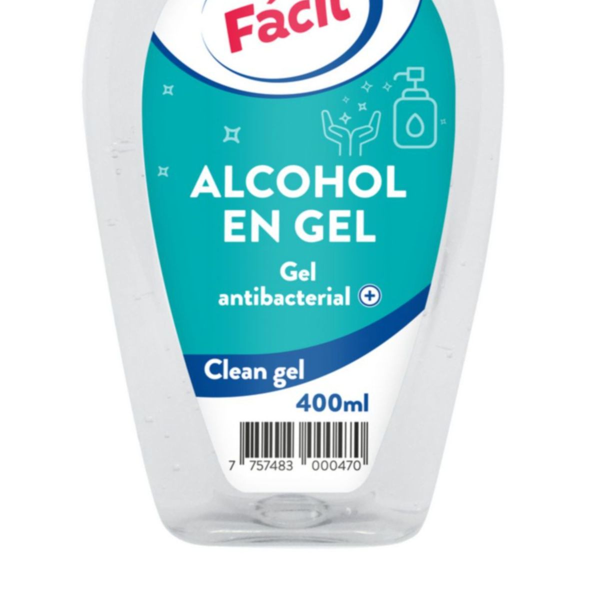 GENERICO - Alcohol En Gel Facil Pump 400Ml