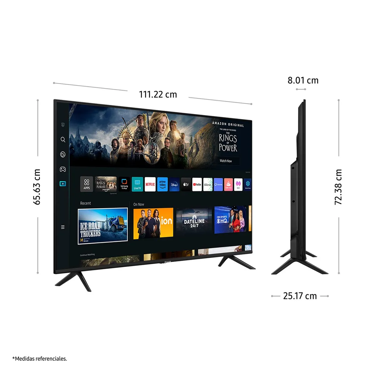 SAMSUNG - Televisor Samsung Smart TV 50" UHD 4K UN50AU7090GXPE