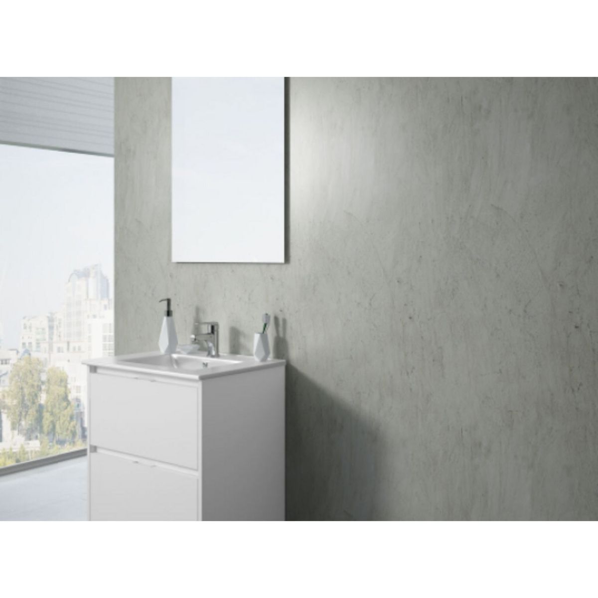 TEKA - Mueble de Baño Vanitorio Inca Glossy White