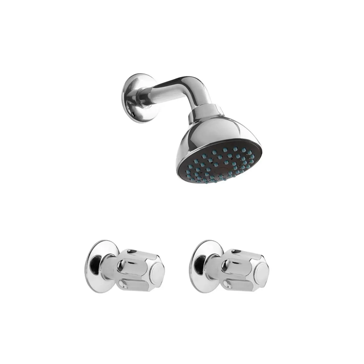 ITALGRIF - Mezcladora de Ducha 2 Llaves con Salida Cromado Bavaro