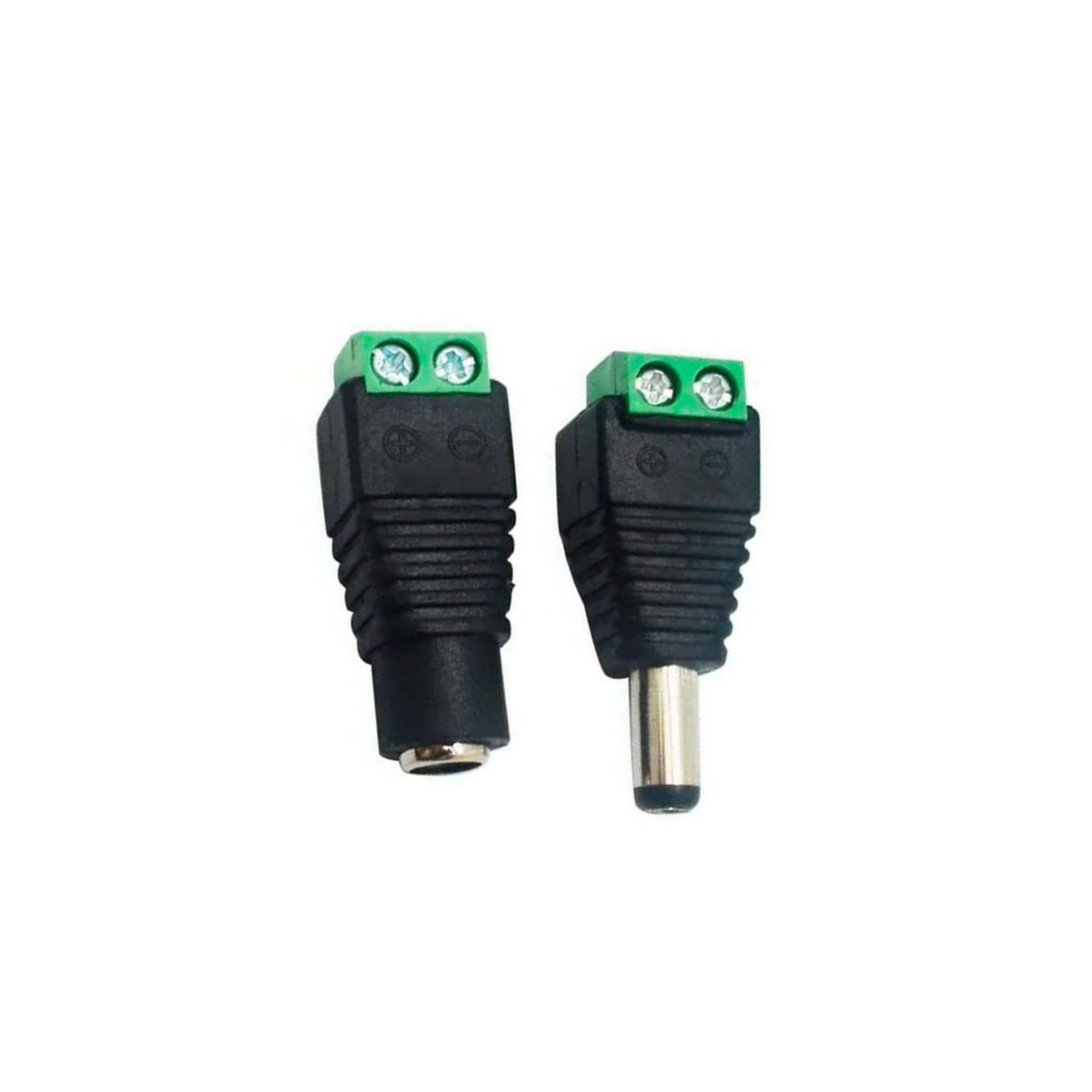 DAHUA - Conector Plug Dc Macho/Hembra