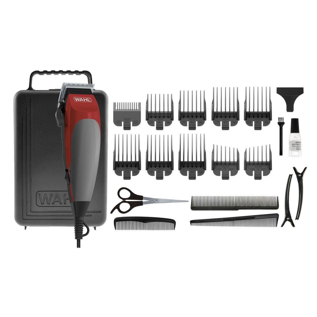 WAHL - Máquinas para cortar pelo Kit Completo Rojo