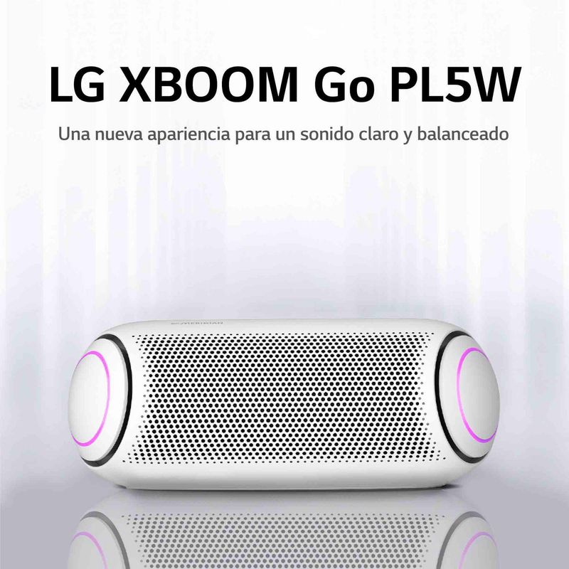 LG - Parlante Portátil LG PL5W 20W Blanco