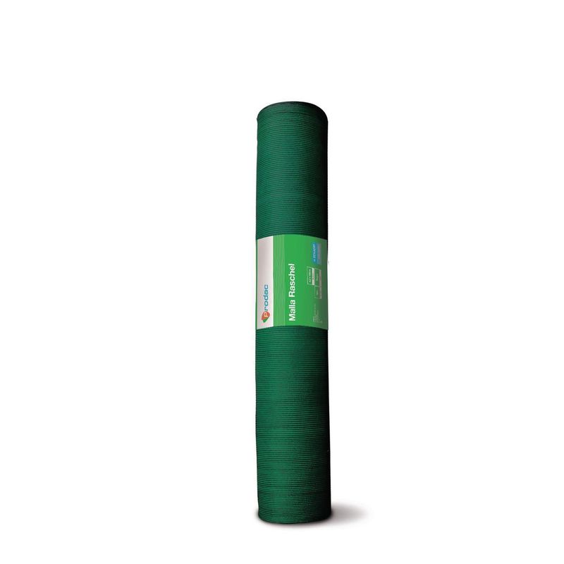 PRODAC - Malla Raschel 95% Negro/Verde 4.2mx100m (420m2) x rollo