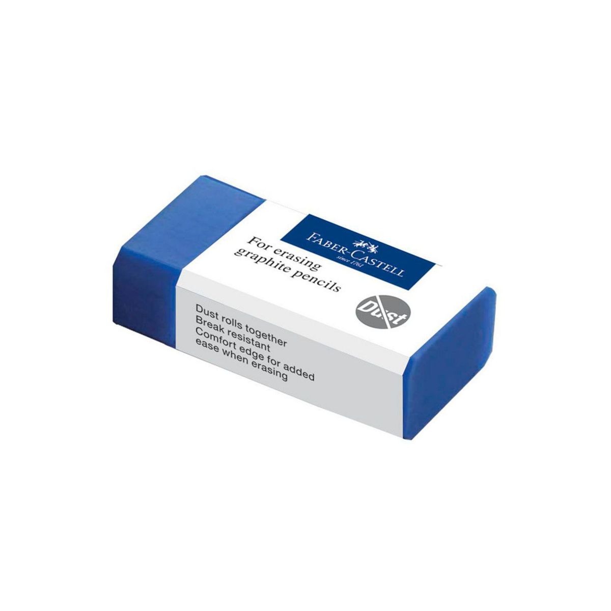 FABER CASTELL - Borrador Dust-Free 187170 Azul