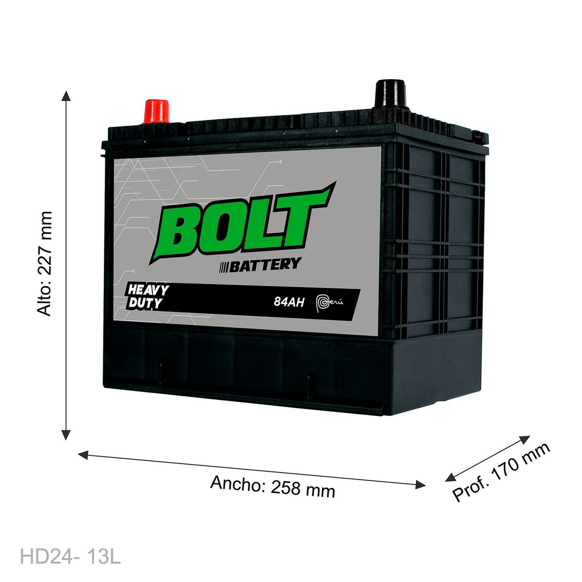 BOLT - Batería Bolt Hd24-13 L