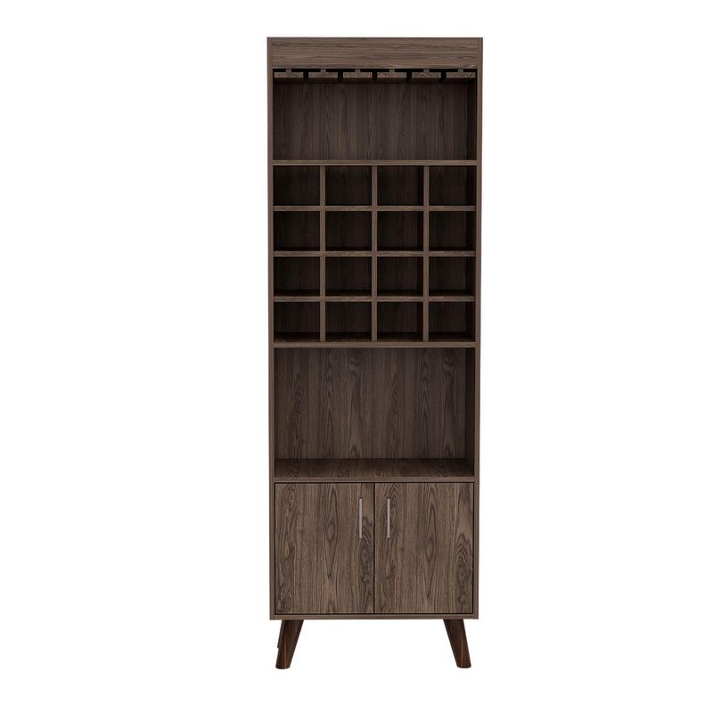 TUHOME - Bar Cava Alto Cincinatti 60x180x34cm Coñac