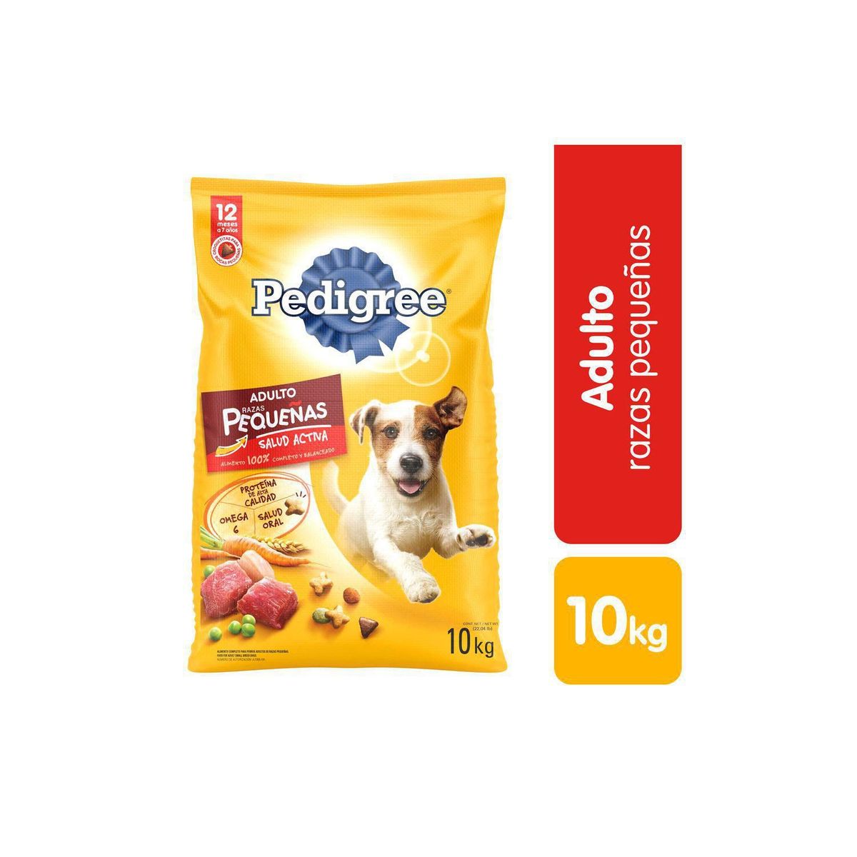 PEDIGREE - Pedigree Adultos Raza Pequeña Alimento Perros 10kg Pollo