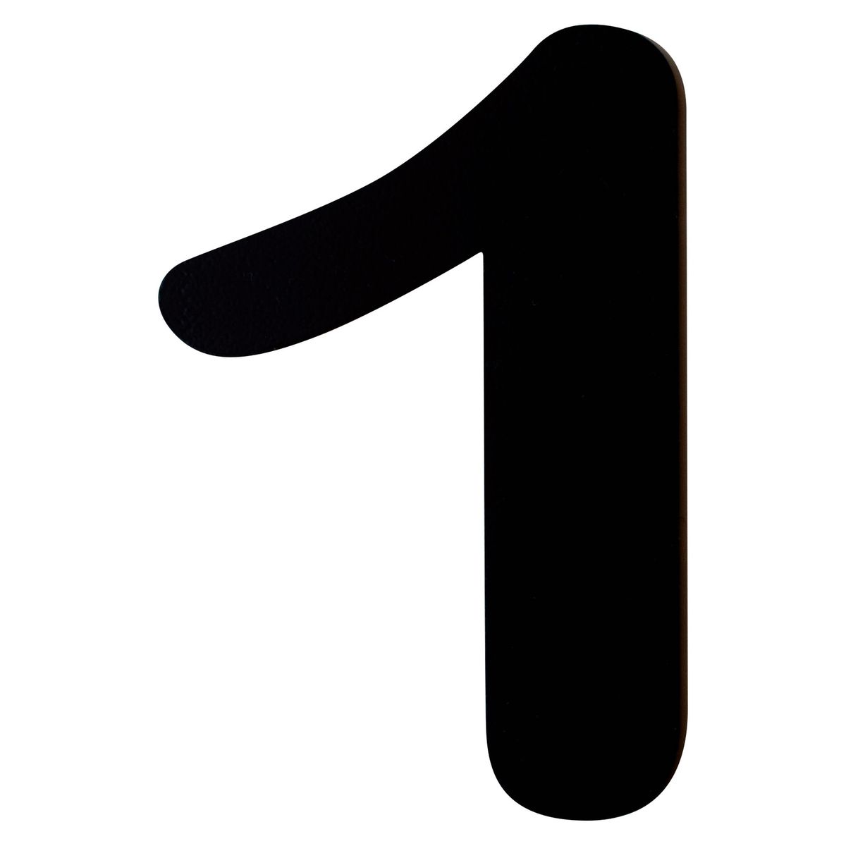 FIXSER - Número 1 Metálico Negro