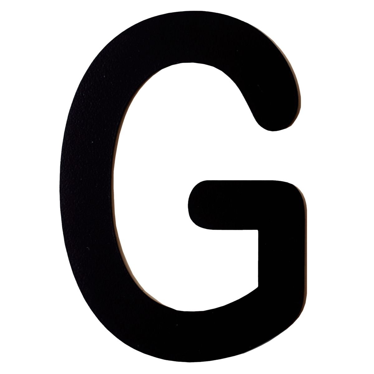 FIXSER - Letra G Metálica Negro