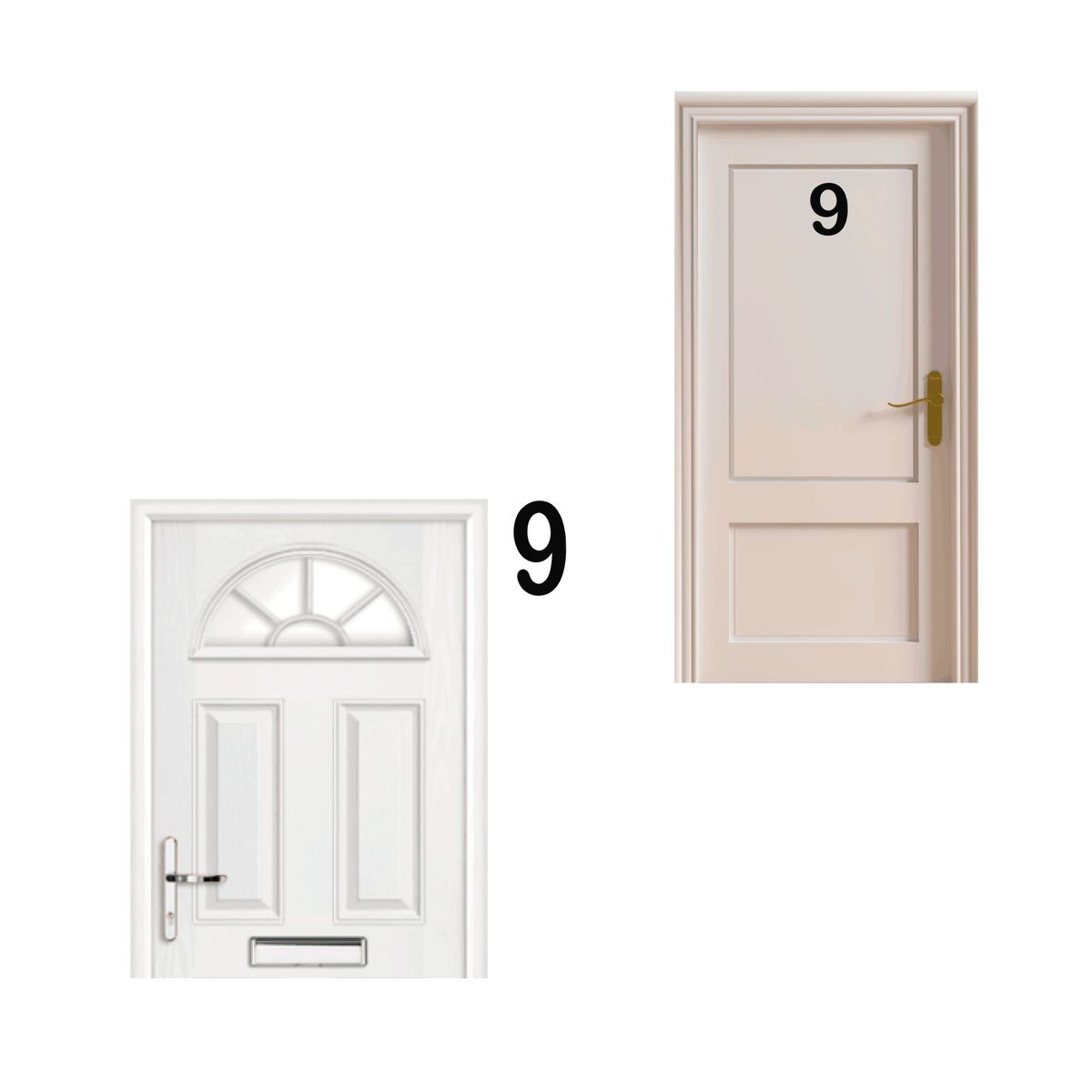 FIXSER - Número 9 Metálico Negro