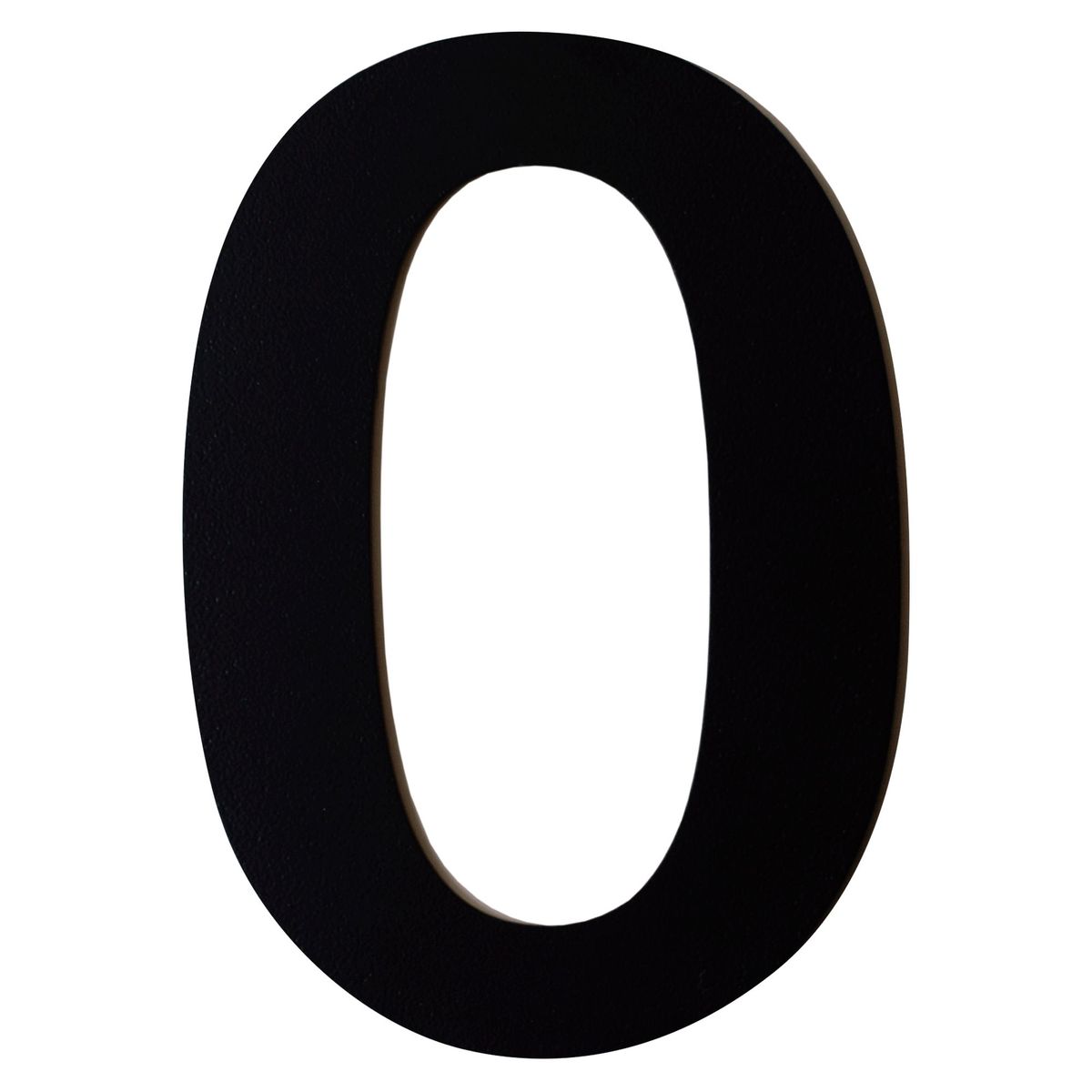 FIXSER - Número 0 Metálico Negro