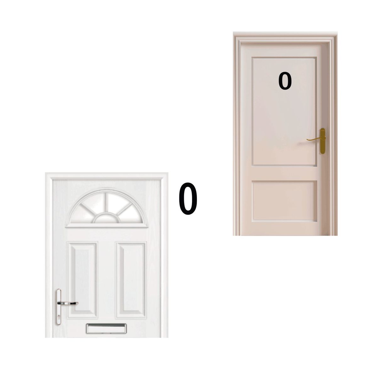 FIXSER - Número 0 Metálico Negro