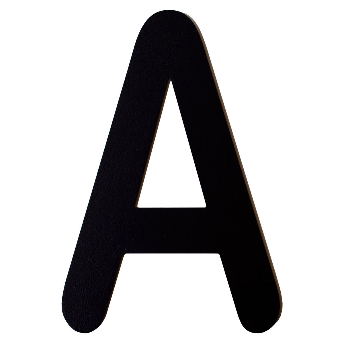 FIXSER - Letra A Metálica Negro