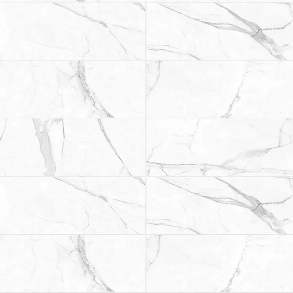 RIALTO - Cerámica Statuario Blanco Brillo 25.3x75.9cm 1.54m2 para muro