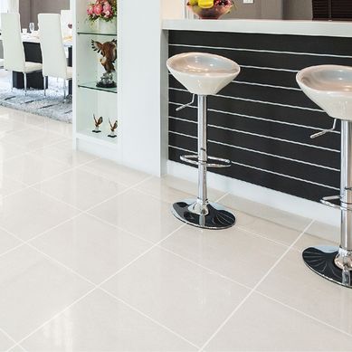 Porcelanato Ivory Claro Beige Brillante 60x60cm 1.44m2