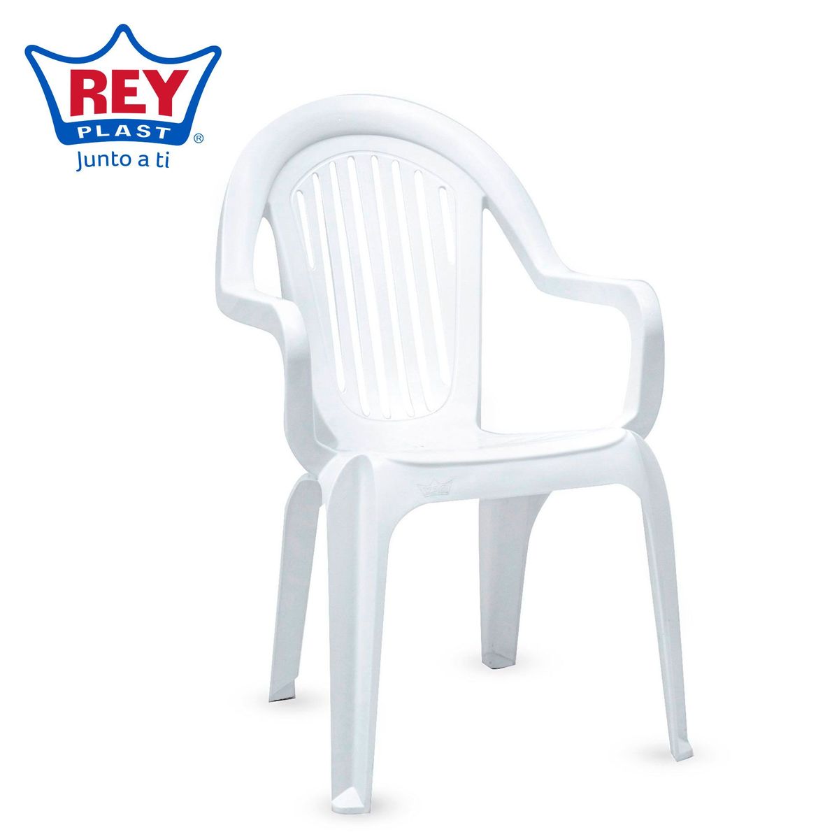 REYPLAST - Silla de Plástico II Confort Blanca