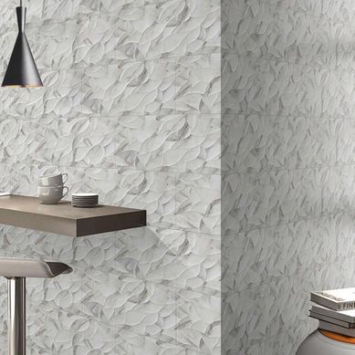 Cermica Foglie Deco Blanco Mate 30x60cm 1.8m2