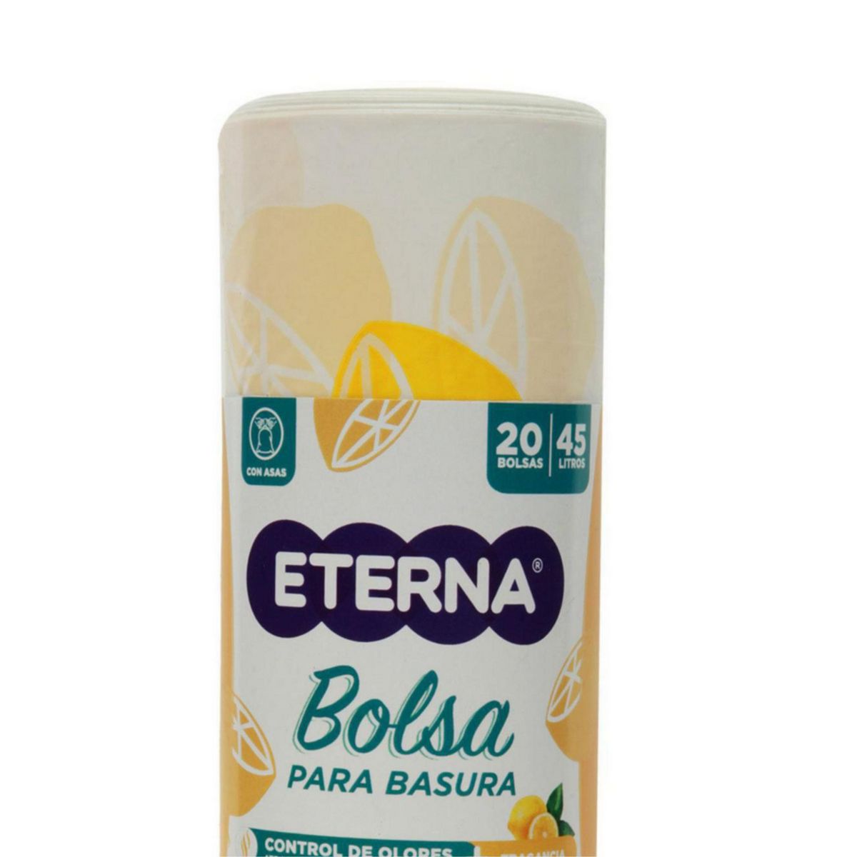 ETERNA - Bolsa para Basura con Asa y Aroma 45 Litros 20und