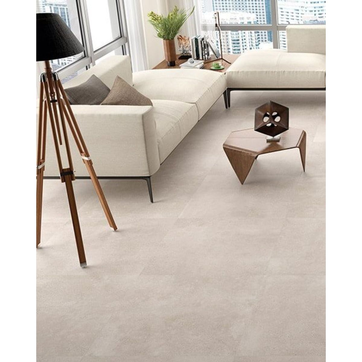 KLIPEN - Cerámica Basaltina Arena 60x60cm 1.8m2 para piso