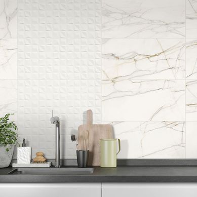 Cer�mica Sara Blanco Brillo 29.9x60.1cm 1.8m2 para muro