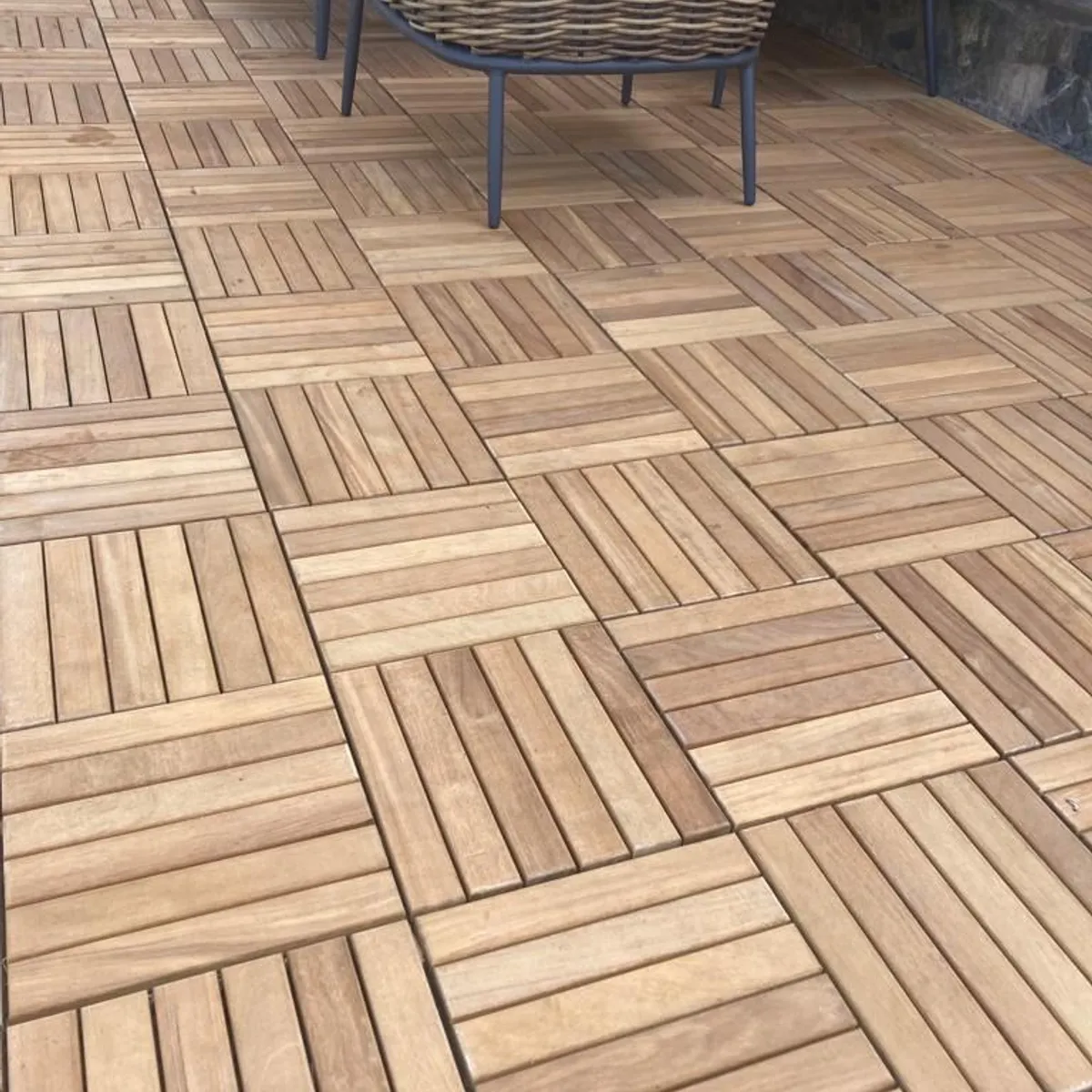 GENERICO - Baldosas de Madera 100% FSC 30x30cm para Piso