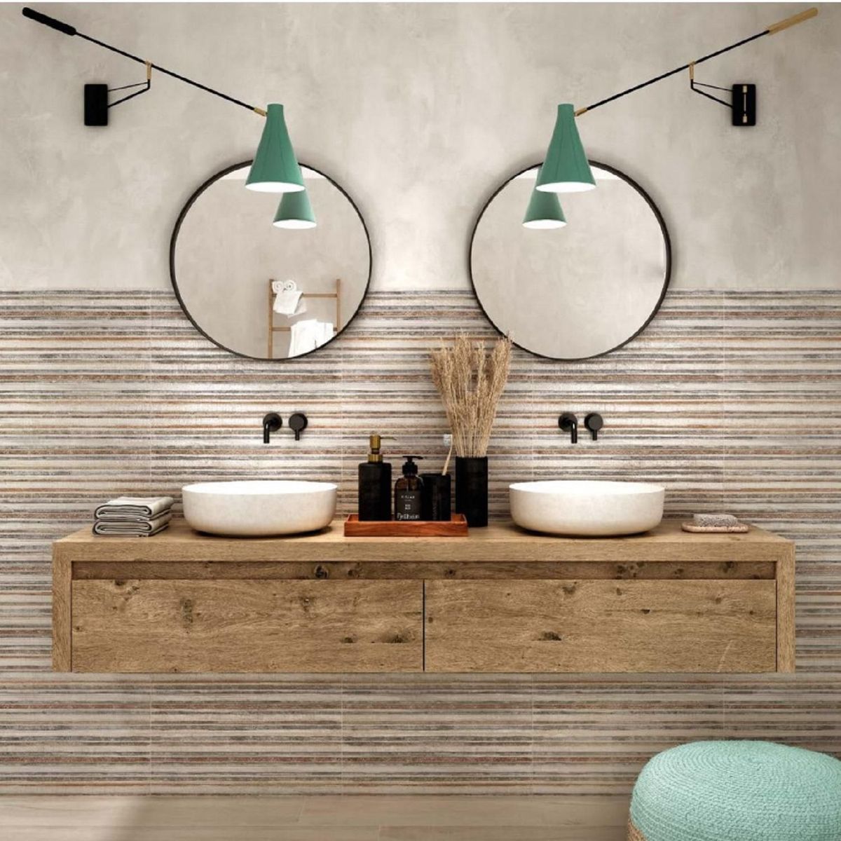 INTERMATEX - Decorado Voramar Beige 20x60cm para pared