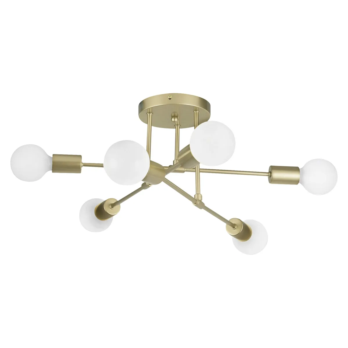 LIGHTECH - Lámpara Colgante Galia Gold 6L E27