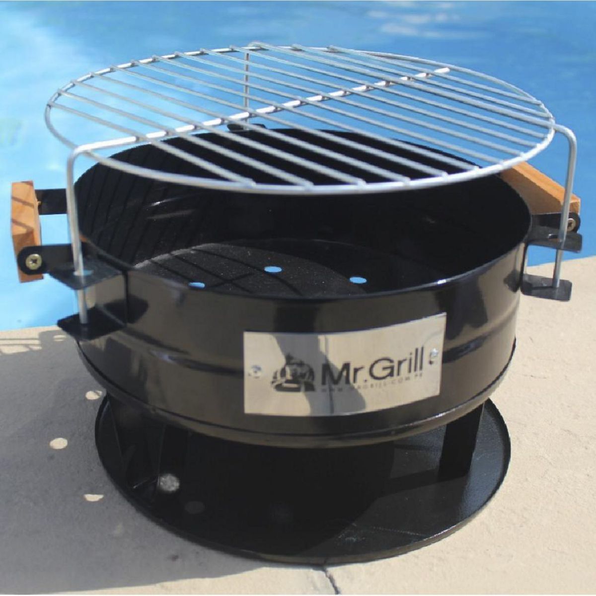 MR GRILL - Parrilla a Carbón Portátil Mr Grill 300 37.5x24.5cm