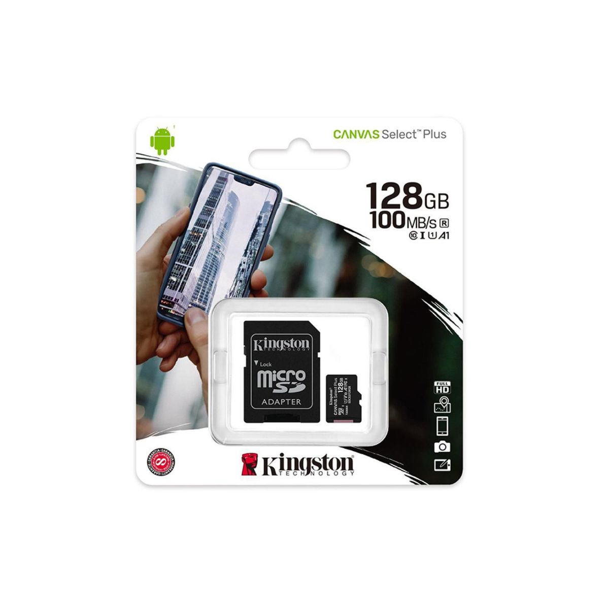 EZVIZ - Cámara Seguridad Inalambrico Wifi EZVIZ Full Hd C8C Micro SD 128GB
