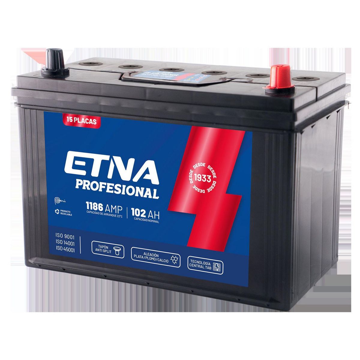 ETNA - Batería para Auto 15 Placas FH-1215 PRO