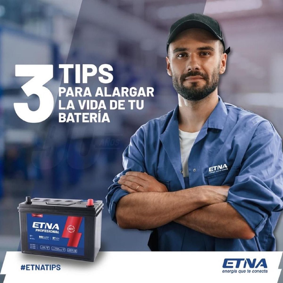 ETNA - Batería para Auto 15 Placas FH-1215 PRO