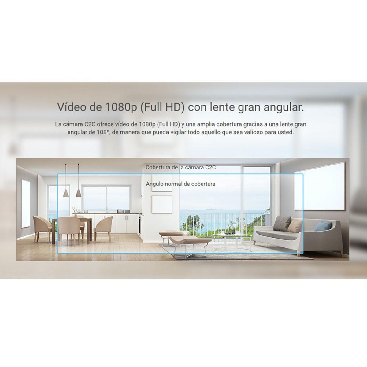 EZVIZ - Cámara Seguridad Inalambrico Wifi EZVIZ Full Hd C2C Inteligente