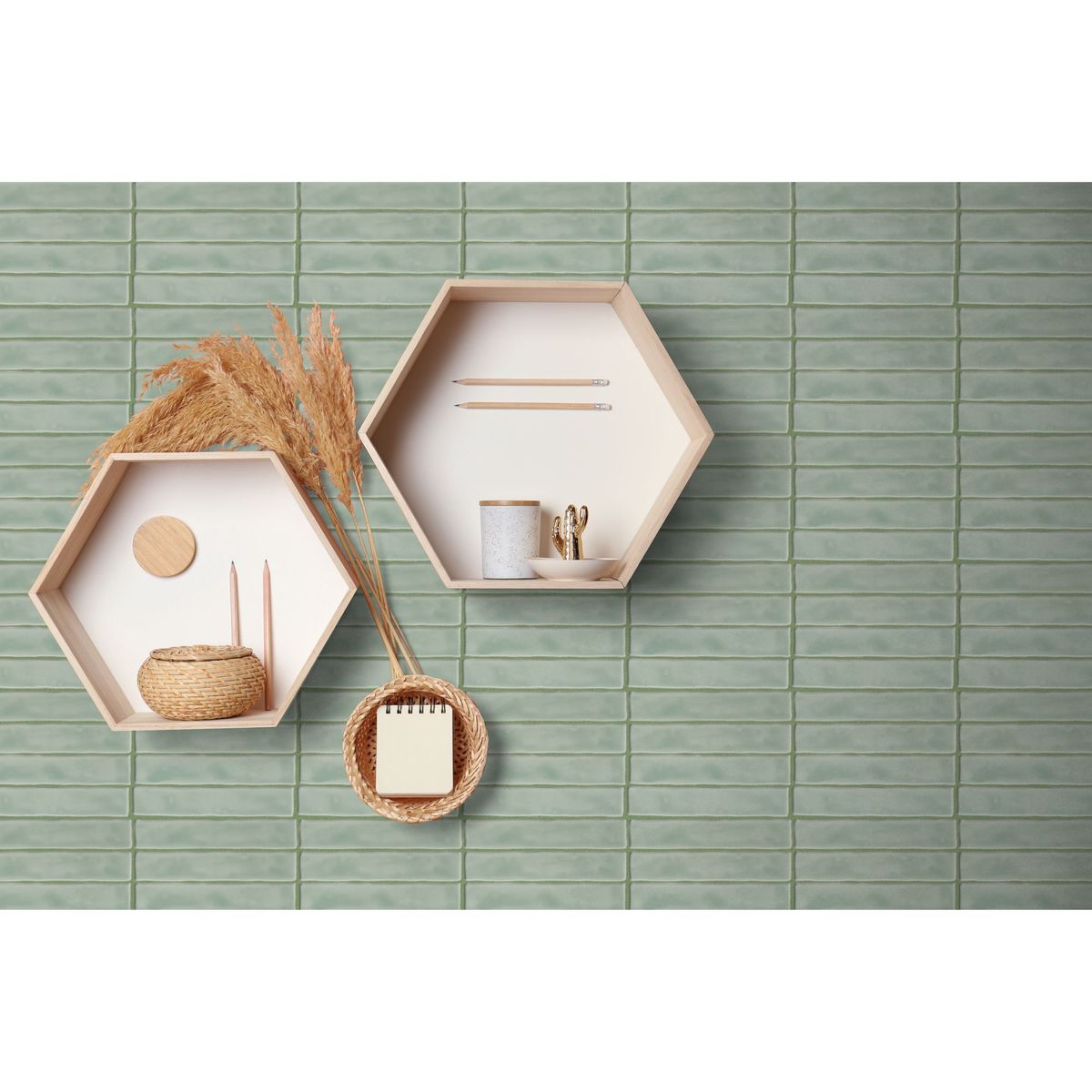 DA VINCI - Listel Trendy Verde Vespa 5x25cm