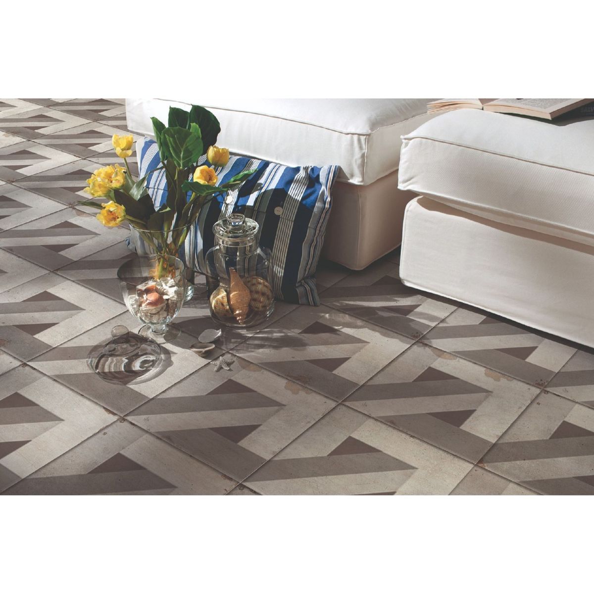 DA VINCI - Porcelánico Gravity Gris Plata 20x20cm 1m2