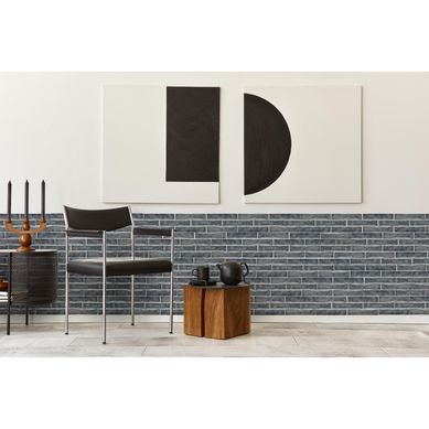 Listel Trendy Grafito 5x25cm