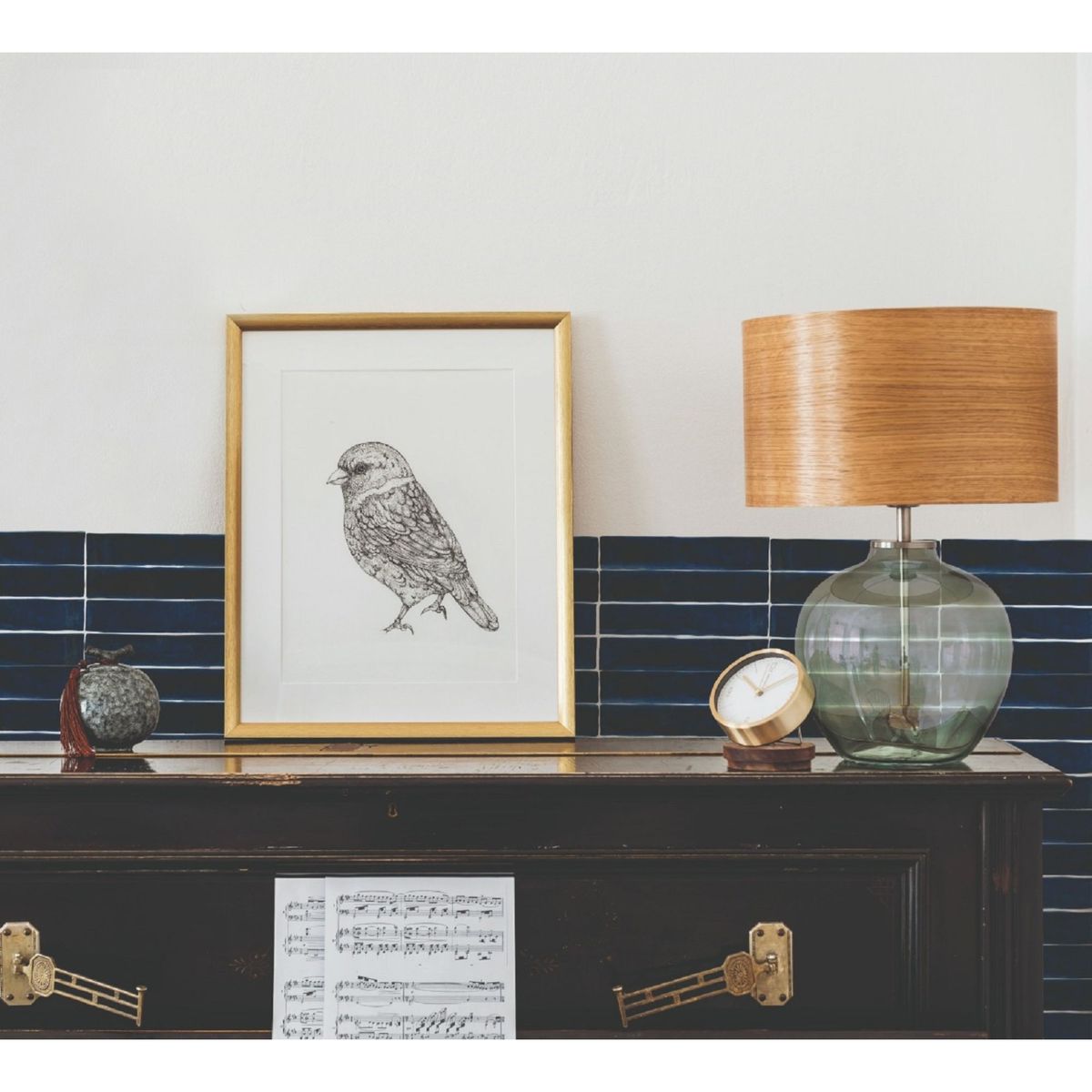 DA VINCI - Listel Trendy Azul Cobalto 5x25cm