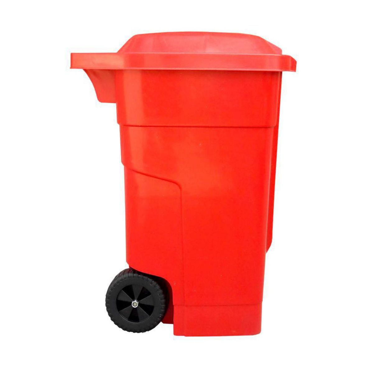 QRUBBER - Contenedor de Basura Rojo 70L