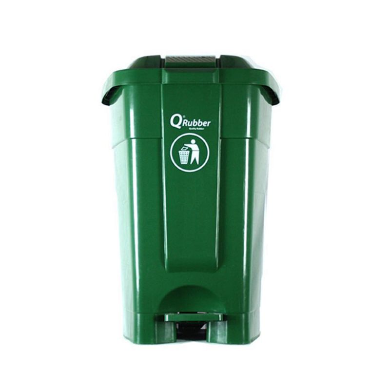 QRUBBER - Contenedor de Basura Verde 70L