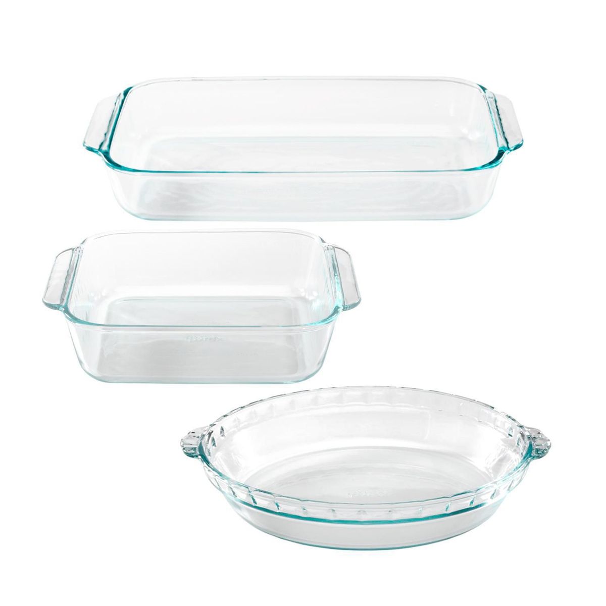 Set de Pyrex Transparente 3 Piezas, marca PYREX - Foto Principal