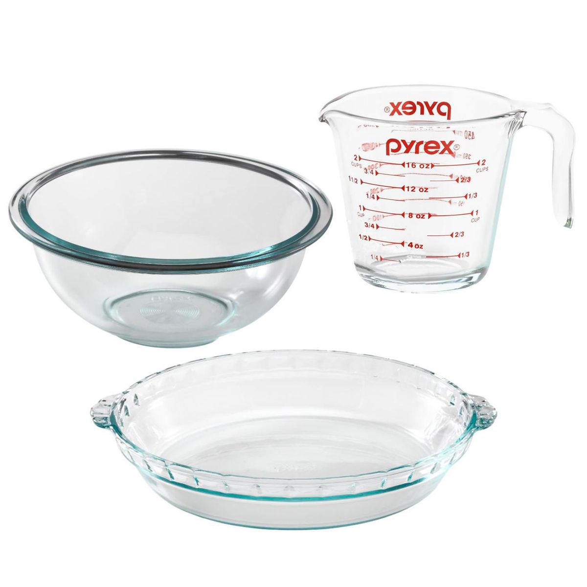 Set de Pyrex para Repostería 3 Piezas, marca PYREX - Foto Principal
