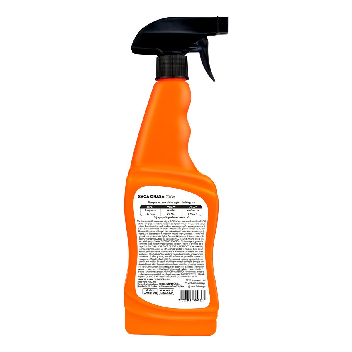 GENERICO - Desengrasante Profundo Fácil 700ml