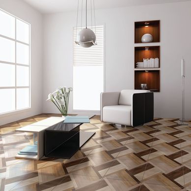 Ceramica Marr�n Maderado 60x60cm 1.8m2