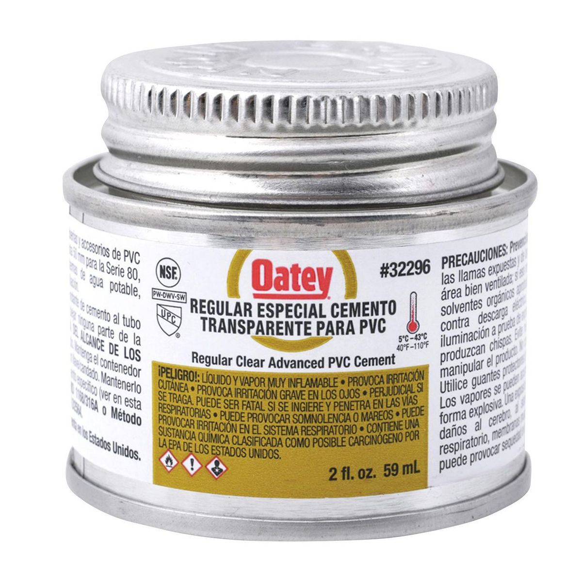 OATEY - Pegamento PVC 59ml Dorado