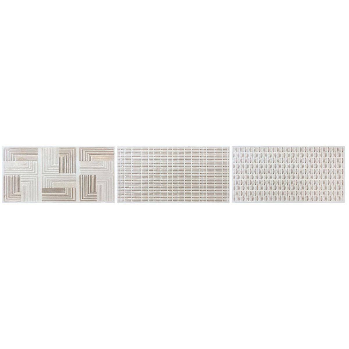 OLIVIA ATRANI - Pack Bricks Conti 3 Unidades Beige 15x7.5cm 0.41m2