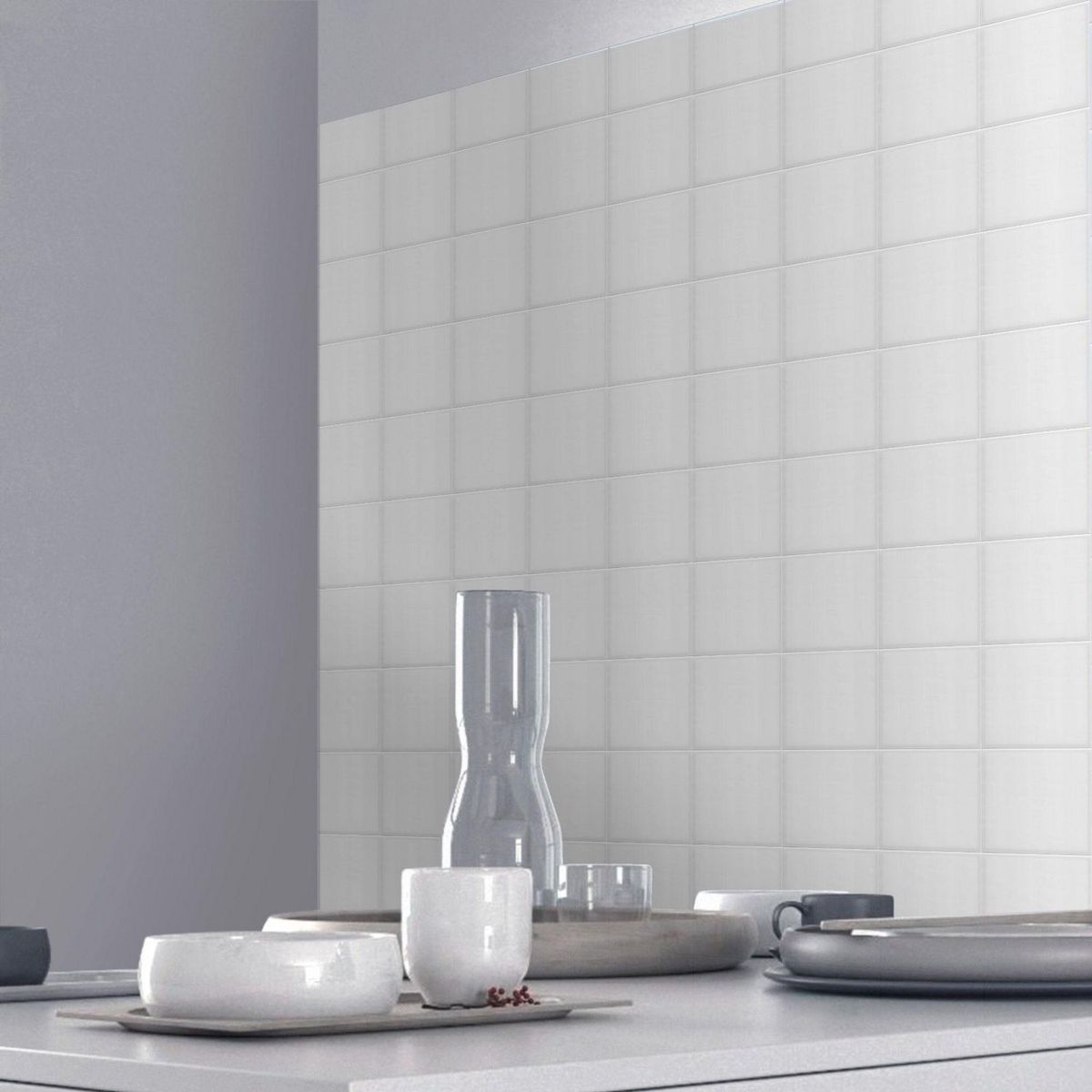 OLIVIA ATRANI - Azulejo Isea Blanco 15x15cm