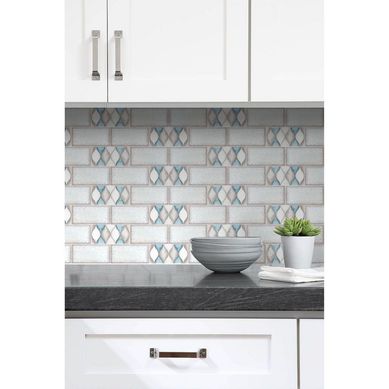 Pack Bricks Tramonto 3 Unidades Gris/Turquesa 15x7.5cm 0.41m2