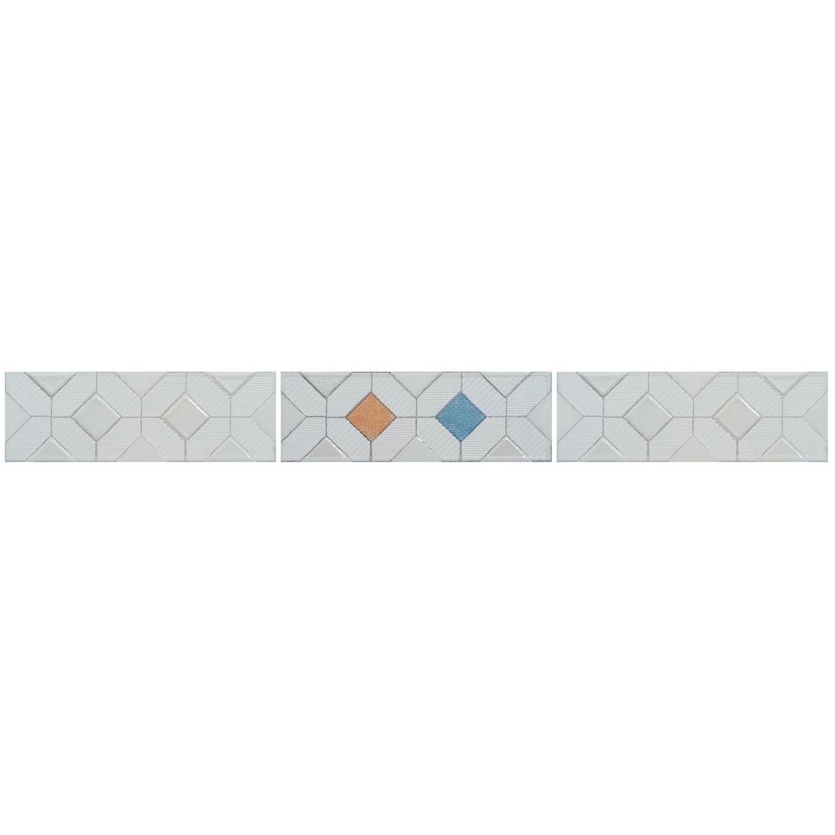 OLIVIA ATRANI - Pack Bricks Varese 3 Unidades Blanco 15x5cm