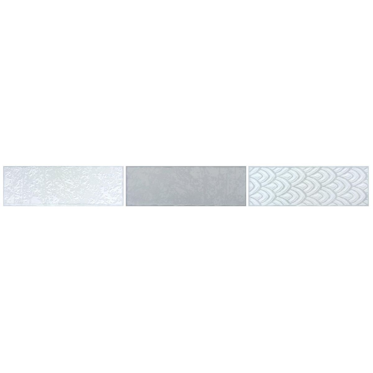 OLIVIA ATRANI - Pack Bricks 3 Unidades Blanco 15x5cm 0.36m2